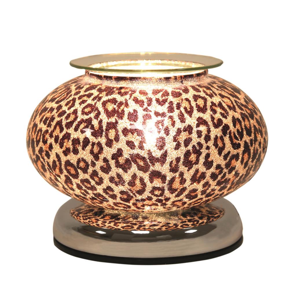 Aroma Leopard Print Ellipse Touch Electric Wax Melt Warmer £29.69